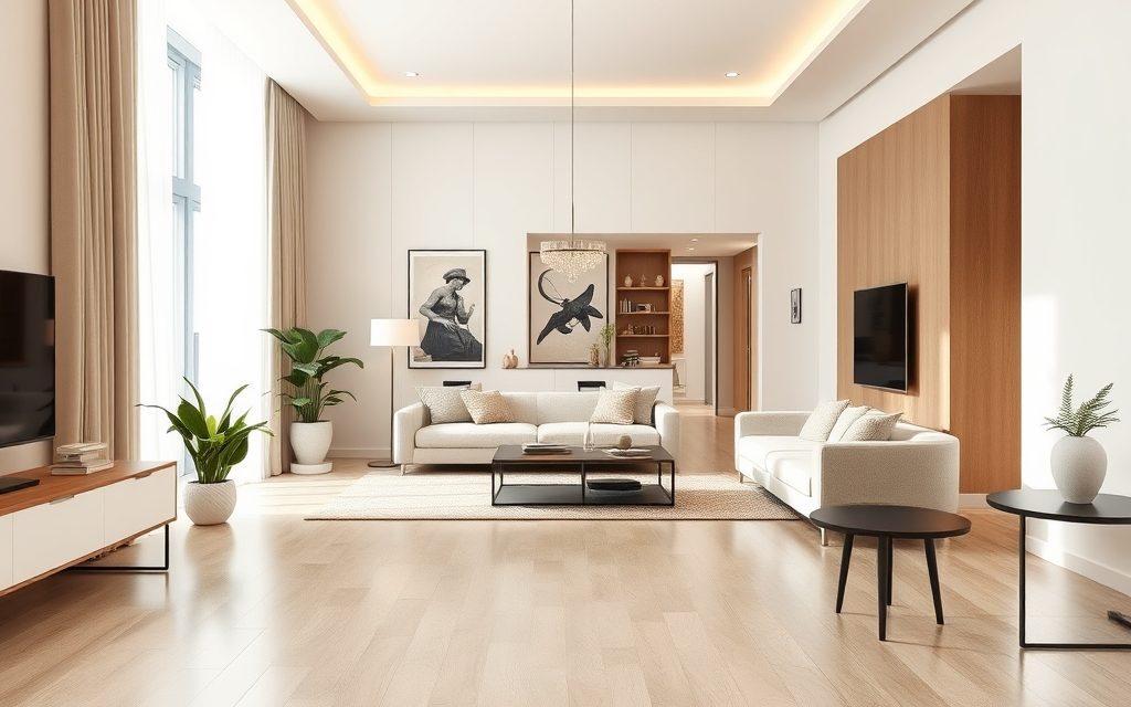 Jednolita podłoga w całym mieszkaniu — kiedy warto postawić na spójność, a kiedy lepiej zachować strefy funkcjonalne