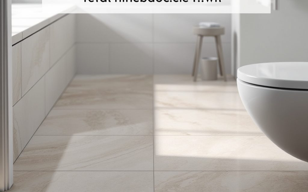 Podłoga do łazienki z klasą antypoślizgowości: jak łączyć bezpieczeństwo z estetyką i komfortem użytkowania