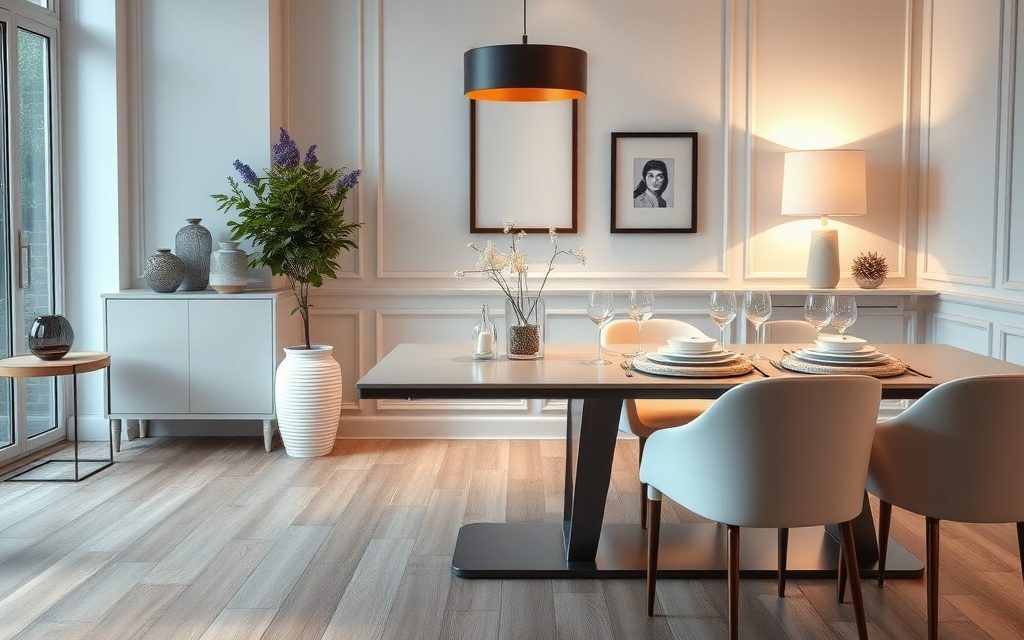 Podłoga do jadalni: jak wybrać trwały i odporny materiał na intensywne użytkowanie