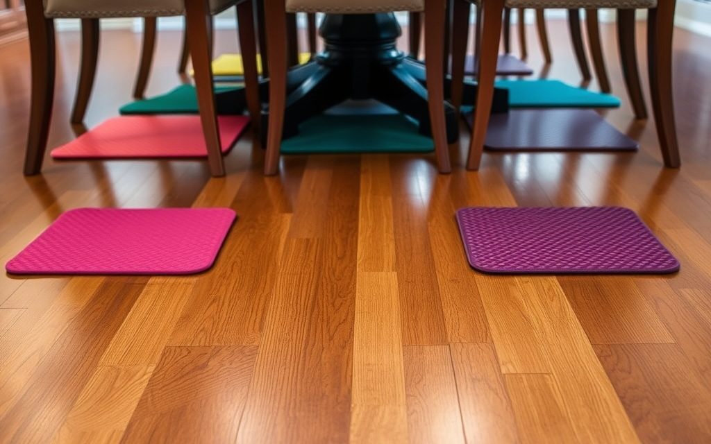 Jak skutecznie zabezpieczyć podłogę przed zarysowaniami od krzeseł: wybór i montaż podkładek oraz mat ochronnych