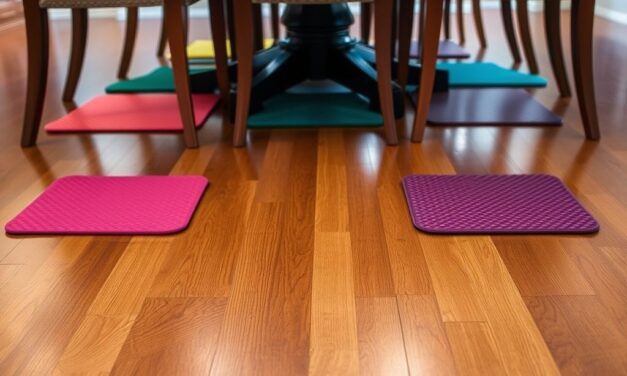 Jak skutecznie zabezpieczyć podłogę przed zarysowaniami od krzeseł: wybór i montaż podkładek oraz mat ochronnych