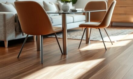 Podłoga w salonie a stół i krzesła – jak wybrać materiał i zabezpieczenia, by uniknąć zarysowań i hałasu przesuwania
