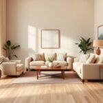 Podłoga do beżowych mebli: jak wybrać kolor i materiał dla harmonijnej aranżacji wnętrza
