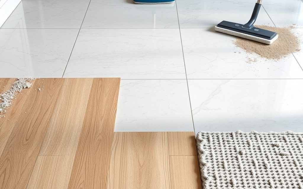 Źle dobrana faktura podłogi a sprzątanie: jak uniknąć problemów przy pielęgnacji i utrzymaniu czystości
