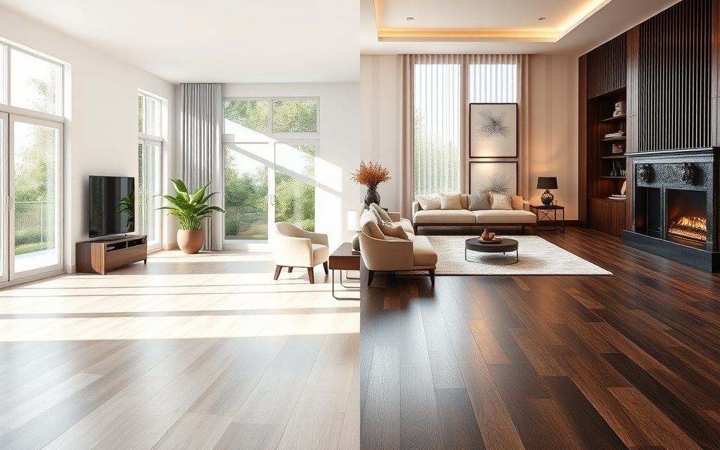 Jasna czy ciemna podłoga do mieszkania – jak dobrać kolor pod kątem światła, metrażu i stylu wnętrza?