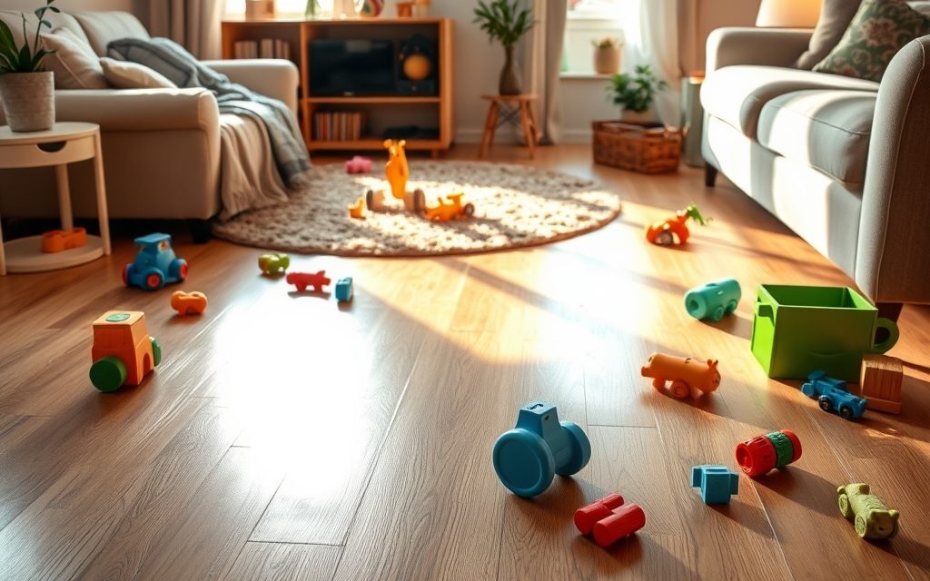Podłoga do salonu odporna na zarysowania przy dzieciach – praktyczne rozwiązania i trwałość w codziennym użytkowaniu