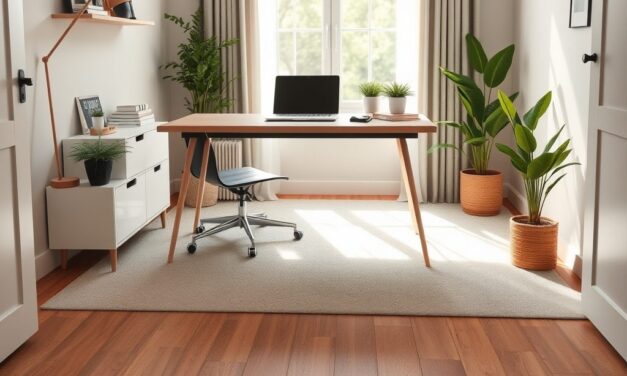 Podłoga do home office: jak wybrać trwały i cichy materiał sprzyjający koncentracji pracy