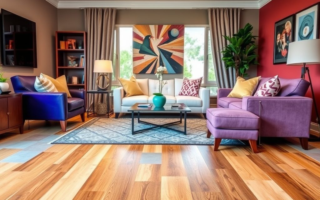 Podłoga do salonu: jak wybrać materiał, kolor i wzór dopasowane do stylu i funkcji wnętrza