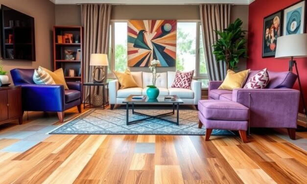 Podłoga do salonu: jak wybrać materiał, kolor i wzór dopasowane do stylu i funkcji wnętrza