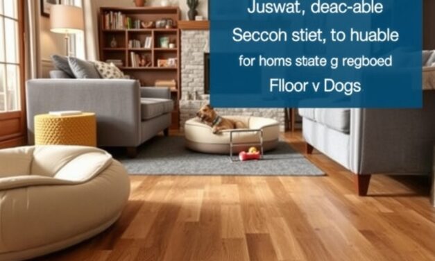 Podłoga do mieszkania z psem: jak wybrać trwały i bezpieczny materiał odporny na zarysowania i wilgoć