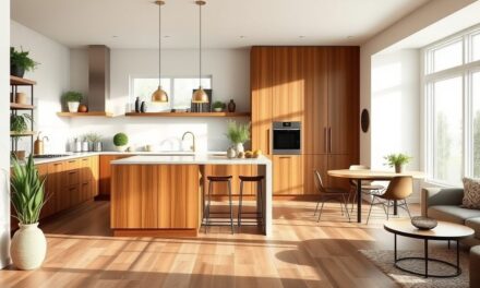 Podłoga w kuchni z aneksem: jak połączyć funkcjonalność i estetykę otwartej przestrzeni