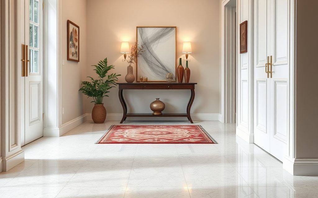 Antypoślizgowa podłoga do przedpokoju: jak połączyć bezpieczeństwo z estetyką i trwałością