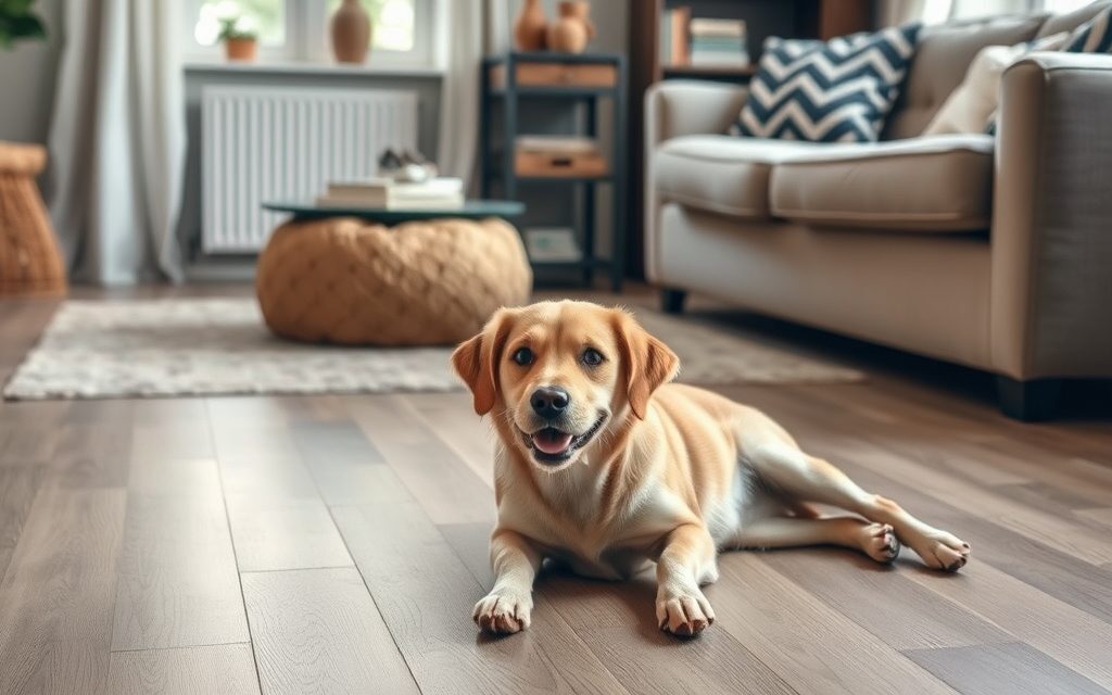 Podłoga odporna na pazury psa: materiały, które łączą trwałość, bezpieczeństwo i łatwą pielęgnację w domu ze zwierzętami